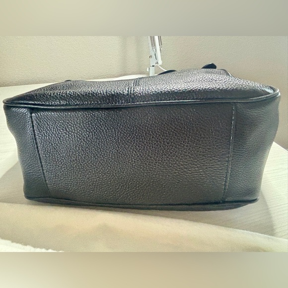 Marc by Marc Jacobs Petal to the Metal Black Leather Tote Shoulder Bag - Picture 5 of 13